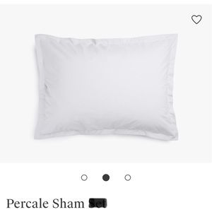 Parachute• percale sham white standard